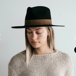 Gigi Pip Miller Fedora Black